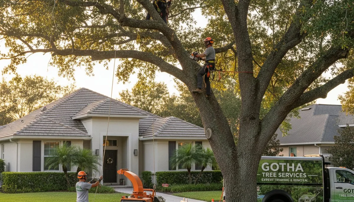 Professional tree removal service in Kissimmee FL by certified arborists